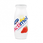 Cultured milk product "Actimel", strawberry, 100 g - image-0