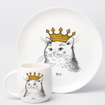 Set of dishes and cups "Royal Family" - image-4