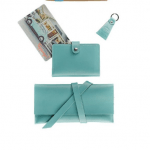 Set of leather accessorires for travellers "Tiffany" - image-1