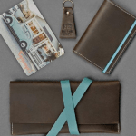 Set of leather accessories for travellers "Florencia" - image-1