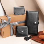 Set of leather accessories for travellers "Dublin" (Crust) - image-0