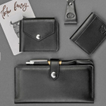 Set of leather accessories for travellers "Dublin" (Crust) - image-1
