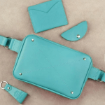 Set of leather accessories for women Dropbag "Tiffany" - image-0