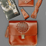 Set of leather accessories for women "Budapest" - image-0
