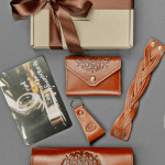Set of leather accessories for women "Budapest" - image-1