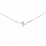 Silver pendant "Swallow" - image-1