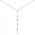 Silver pendant "Sautoir heart with cast" - image-3