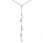 Silver pendant "Sautoir heart with cast" - image-4