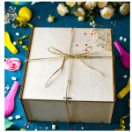 Gift set "Sweet bribe" in a wooden box №2 - image-3