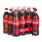 Напій газований Coca-Cola, 12*1л - image-0