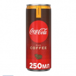 Coca-Cola Caramel Drink With Coffee Extract And Caramel, Can 250ml - image-0