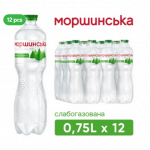 Вода Моршинська слабогазована, 0,75л x 12 - image-0