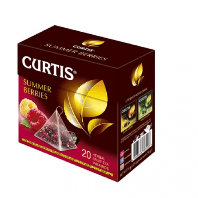 Чай фруктовий Curtis Summer Berries в пірамідках, 20шт*1,7г - image-0