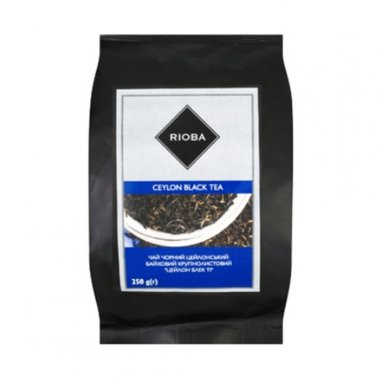 Чай Rioba чорний цейлонський байховий крупнолистовий, 250г - image-0
