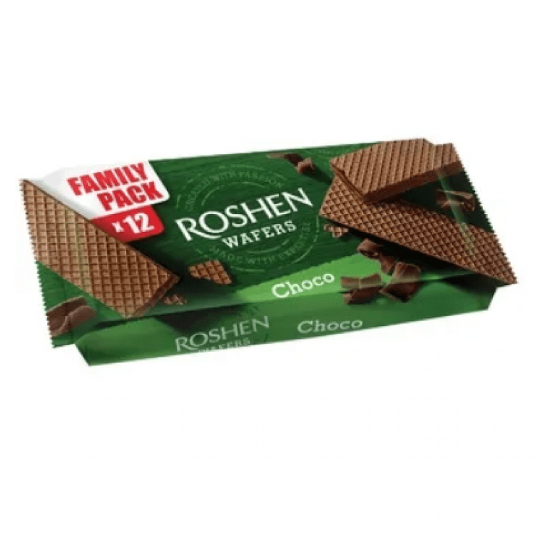 Вафлі Roshen Wafers шоколад, 216г - image-0