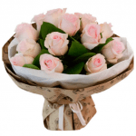 Bouquet of pink roses - image-0