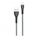 Дата кабель USB 2.0 AM to Lightning 1.0m ColorWay (CW-CBUL041-GR) - image-0