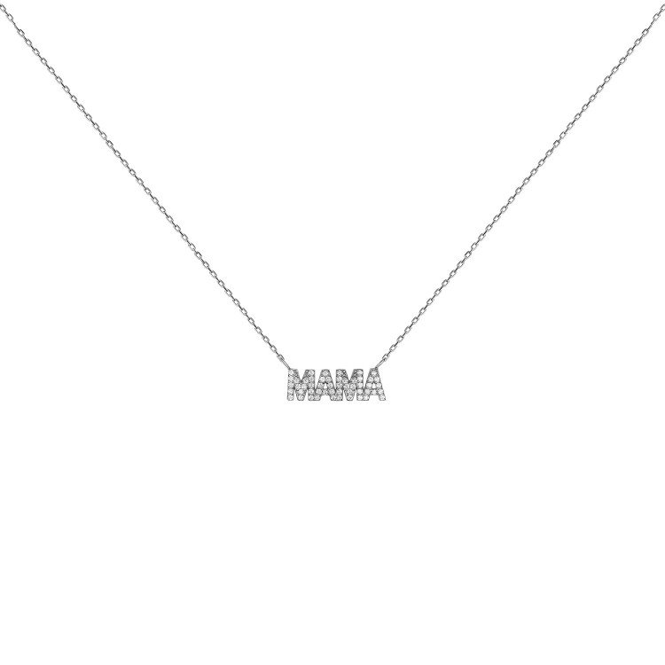 Підвіска срібна МАМА літери Youko - image-0