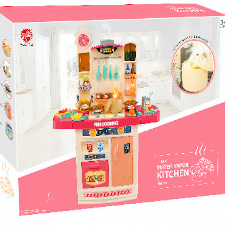Дитяча інтерактивна кухня Fun Cooking 998B рожева - image-1