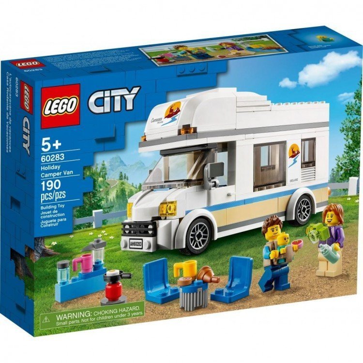 КОНСТРУКТОР LEGO CITY GREAT VEHICLES КАНІКУЛИ В БУДИНКУ НА КОЛЕСАХ 190 ДЕТАЛЕ (60283) - image-0