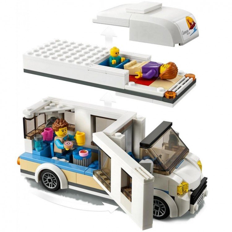 КОНСТРУКТОР LEGO CITY GREAT VEHICLES КАНІКУЛИ В БУДИНКУ НА КОЛЕСАХ 190 ДЕТАЛЕ (60283) - image-2