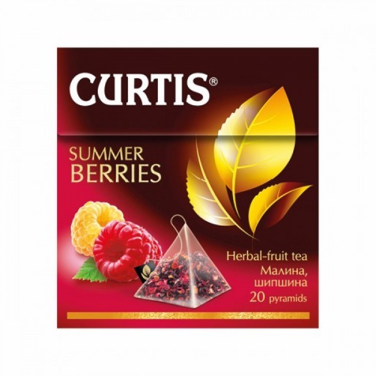 Чай з каркаде Curtis Summer Berries в пірамідках 20шт х 1,7г - image-0