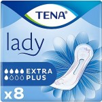 Urological pads Tena Lady Extra Plus InstaDry, 8 pcs - image-0