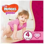 Трусики Huggies для дівчаток р.4 (9-14 кг) 36 шт. - image-0