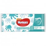 Wet wipes Huggies All Over Clean, 56 pcs - image-0