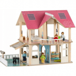 Large dollhouse Eco Toys 4103 Dreams + 4 dalls - image-1