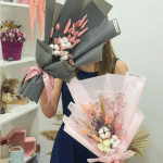 Dried flowers bouquet "Compliment" - image-0