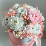 Dried flowers bouquet "Rose" - image-0